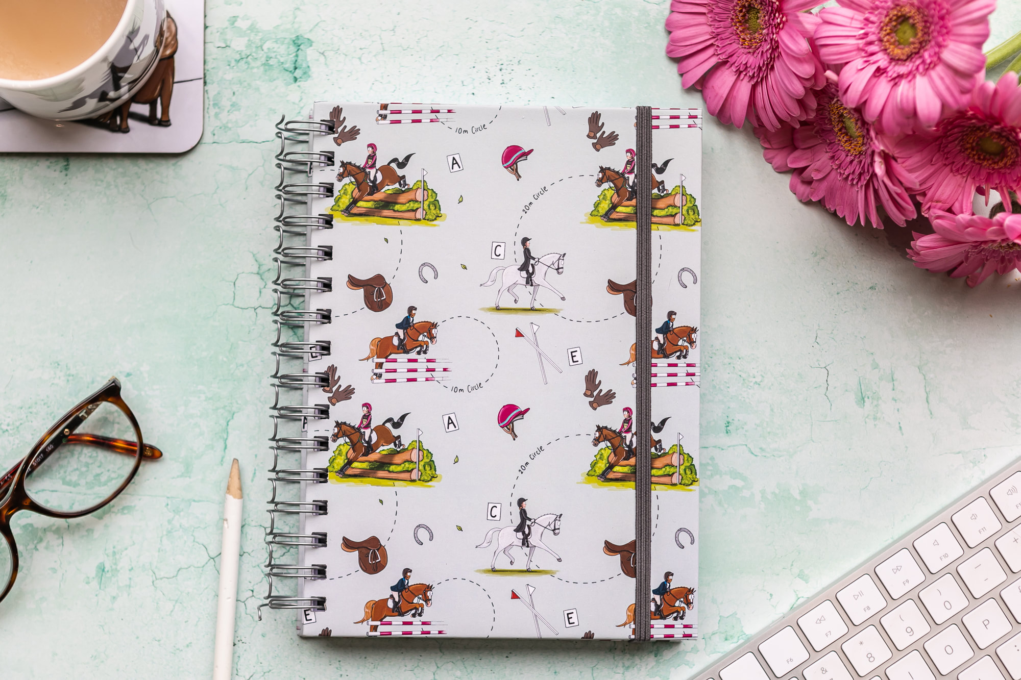 Eventing Horse Notebooks in A4 and A5 Dimensions