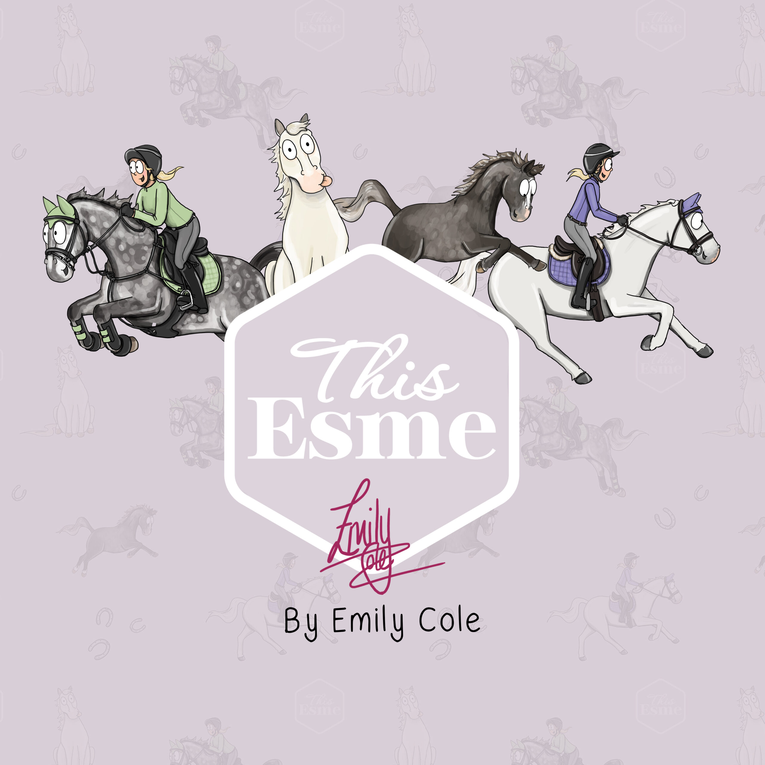 This Esme - Youtuber Esme Higgs and Emily Cole illustrations collaboration.